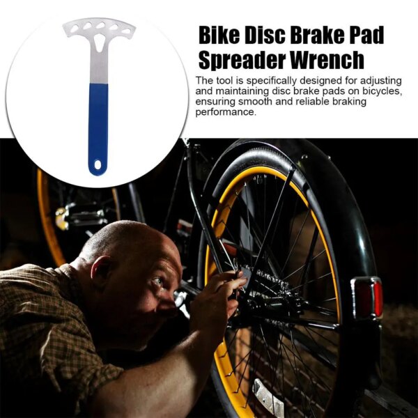 Esparcidor de pastillas de freno de disco de bicicleta, reparación de Rotor de freno de bicicleta, nueva llave de reparación de ciclismo, pinza, llave inglesa, accesorios de herramienta N9p5