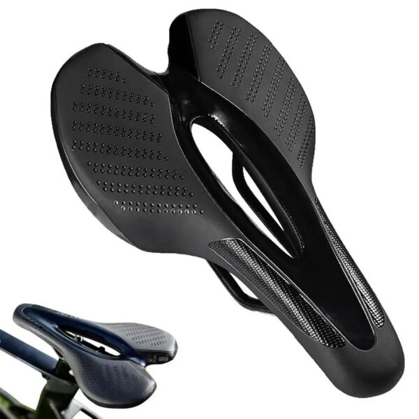 Almohadilla para asiento de bicicleta, funda para SILLÍN de bicicleta de montaña y carretera, antideslizante, Agujero hueco, repuesto de asiento para bicicleta de carretera, equipo para montar en bicicleta para hombres