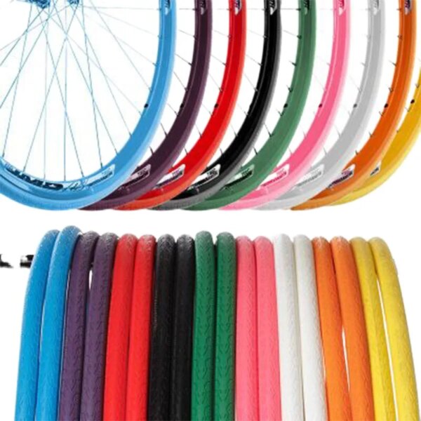 Neumático sólido para bicicleta de carretera, 700x23C, neumático sin cámara para ciclismo, rueda a prueba de pinchazos, neumáticos inflables gratis, accesorios para bicicleta