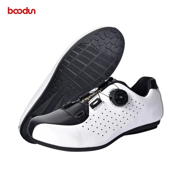 Boodun bicicleta nueva zapatos para montar hombres y mujeres sin bloqueo parte inferior de goma zapatos para montar transpirables antideslizantes zapatos deportivos casuales