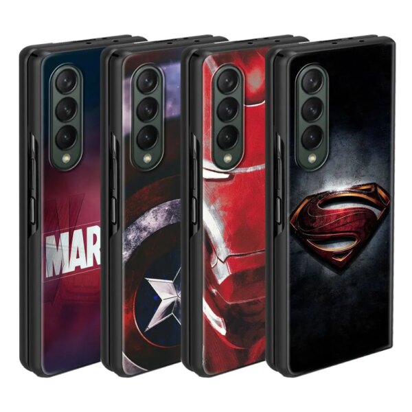 Funda protectora para Samsung Galaxy Z Fold5 Z Fold3 Z Fold4 5G ZFold4 ZFold3 Z Fold 4 Z Fold Marvel Iron Man, Funda dura para PC