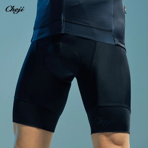 CHEJI-pantalones cortos de Ciclismo para hombre, equipo deportivo con relleno de Gel, secado rápido, antisudor, novedad