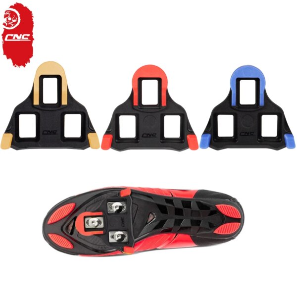 Almohadillas de Pedal CNC SH10 SH11 SH12 Spd, tacos para Pedal de bicicleta de carretera, Clip de cubierta de velocidad, zapatos de bicicleta sin clip, Calas Pedalen Clip para ciclismo