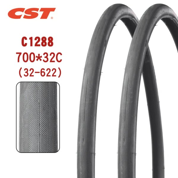 CST neumático de bicicleta de carretera 700C resistente al desgaste 700x32C piezas de bicicleta 32-622 100PSI Station Wagon neumático de Ciclismo de Carretera C1288