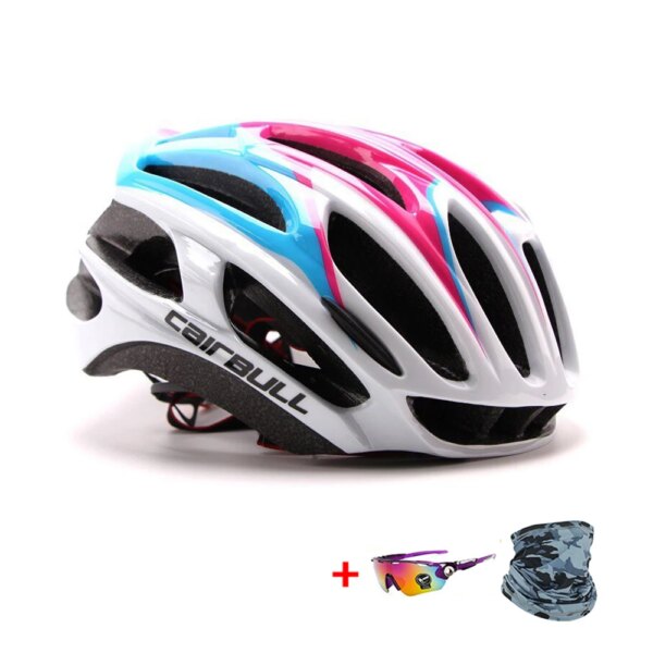 Cairbull-casco de ciclismo de carreras ultraligero, aerodinámico, de seguridad, TT, moldeado integralmente, para bicicleta de montaña