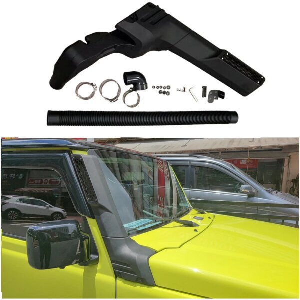 Piezas de coche, tubo de manguera de respiración Wader de entrada de aire para Suzuki Jimny 2019 2020 2021 2022 2023, accesorios de flujo de aire para Snorkel