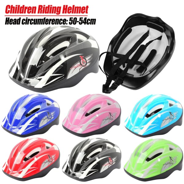 Cascos de montar para niños, cómodos, transpirables, grandes orificios de ventilación, protección de seguridad para la cabeza, casco de bicicleta de equilibrio de dibujos animados