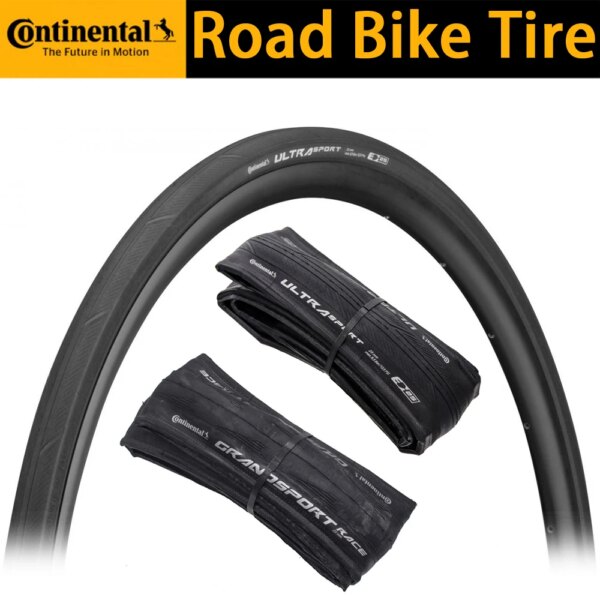 Neumático de bicicleta de carretera Continental Ultra Sport III Grand Sport Race 700x23/25/28C, neumático plegable para bicicleta, accesorios para ciclismo