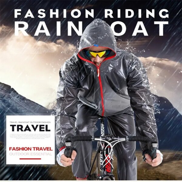 Conjuntos de chaqueta de Ciclismo impermeable para bicicleta de montaña, Jersey reflectante, pantalones, traje, ropa de bicicleta, chaqueta de Ciclismo para hombre y mujer