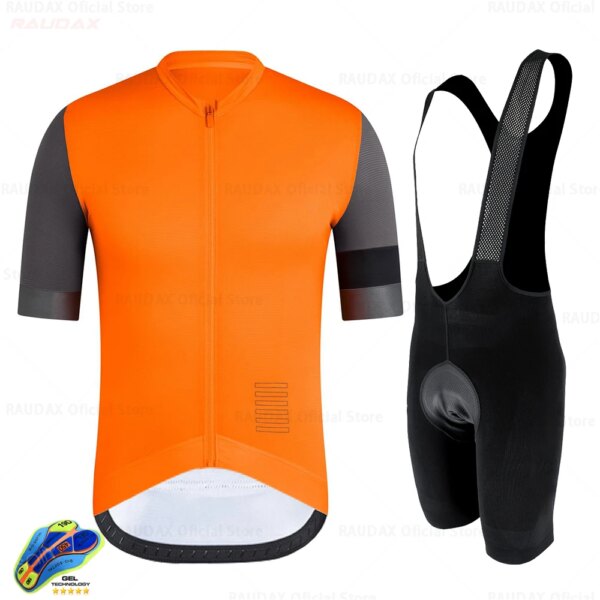 Jersey de ciclismo para hombre, conjunto de Jersey de ciclismo de Color sólido, transpirable, carreras deporte, Mtb, ropa de ciclismo