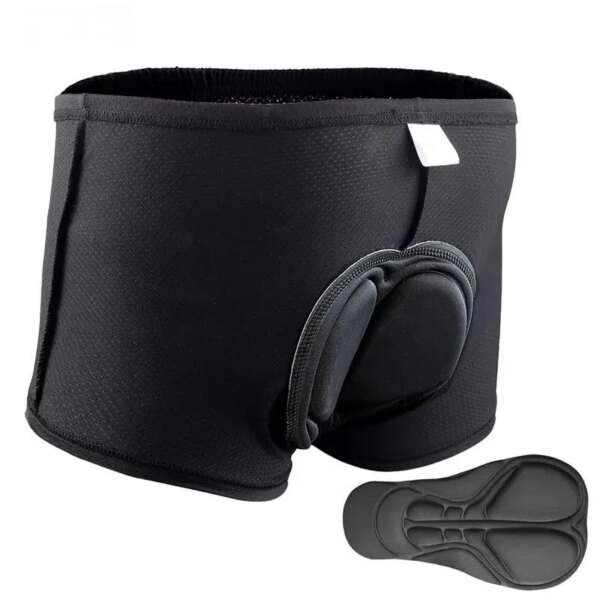 Pantalones cortos de ciclismo de silicona, pantalones cortos con forro de silicona para bicicleta, pantalones cortos ligeros y cómodos, accesorios transpirables para el sudor para bicicleta