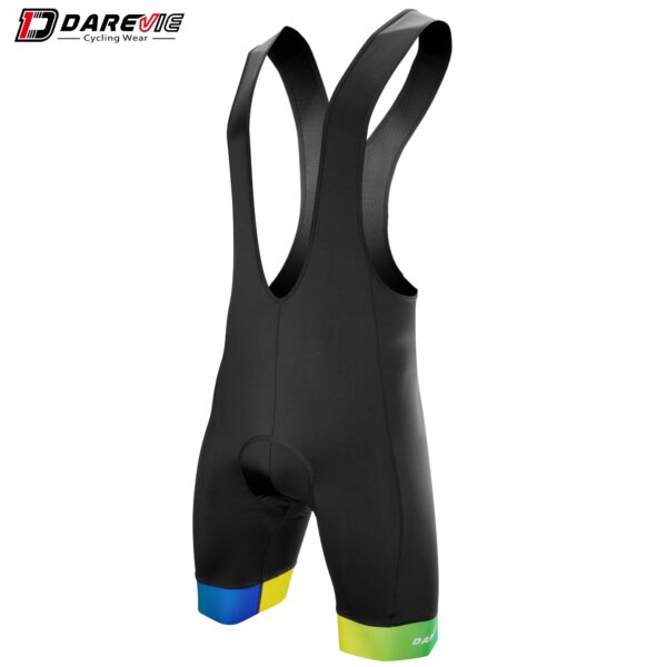 DAREVIE-pantalones cortos con pechera para ciclismo de Brasil, transpirables, con almohadilla de esponja 3D, para ciclismo de montaña o de carretera