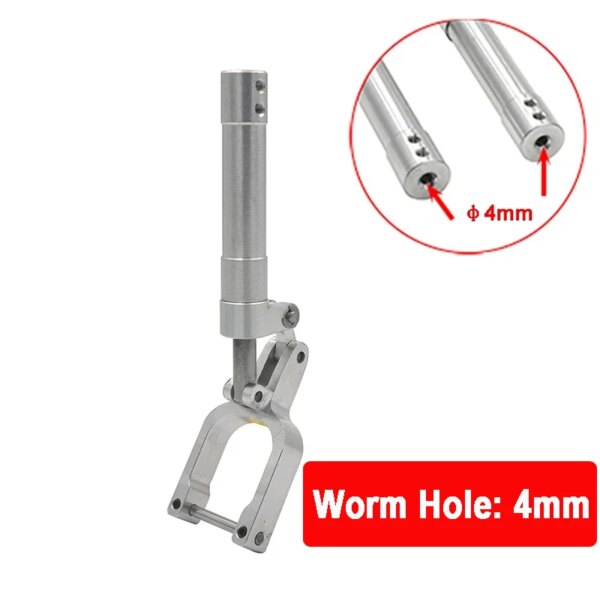 Amortiguación del tren de aterrizaje de rodillas altura 95mm-165mm trípode de choque de gusano para avión EDF de 3-4kg RC