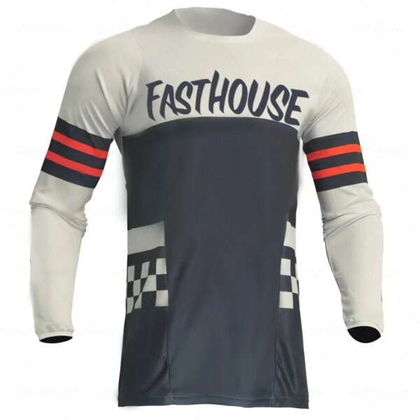 Jersey para descensos Hombre MTB Jersey verano Maillot Ciclismo Hombre DH MTB MX camiseta de Motocross fuera de carretera Ciclismo de montaña camisa