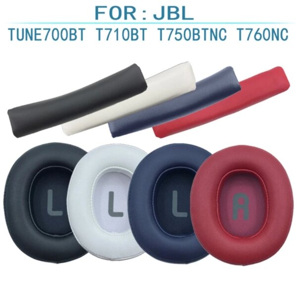 Almohadillas para los oídos, orejeras para auriculares JBL TUNE 700BT 700BTNC 750BTNC, accesorios para auriculares de alta calidad