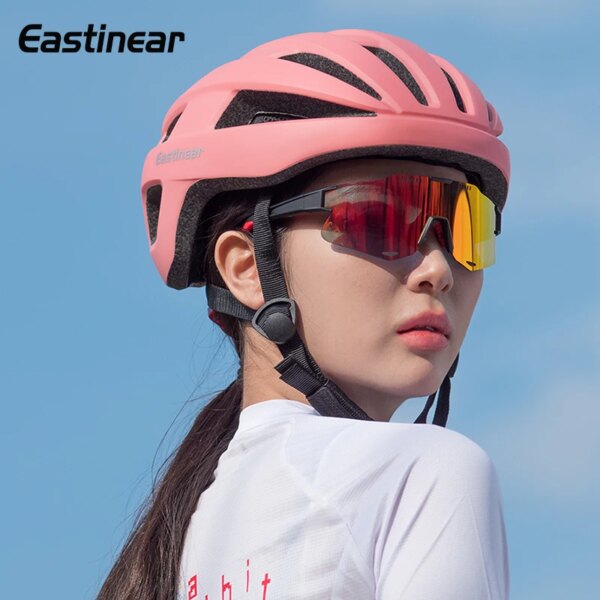 Eastinear-casco de ciclismo ultraligero de una pieza para exteriores, equipo de bicicleta de montaña y de carretera, ventilado y transpirable, forro extraíble