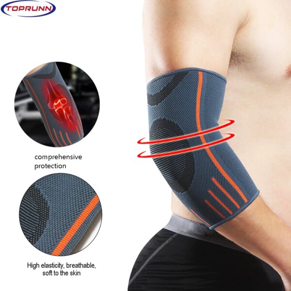 Codera de compresión para tendinitis, codo epicondyt, artritis, levantamiento de pesas, gimnasio