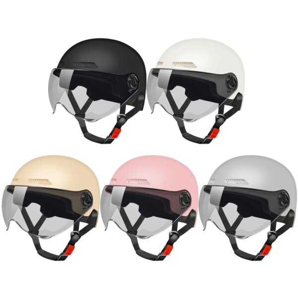 Casco de bicicleta eléctrica casco de Scooter casco de seguridad de conducción ajustable forro desmontable transpirable accesorios de ciclismo