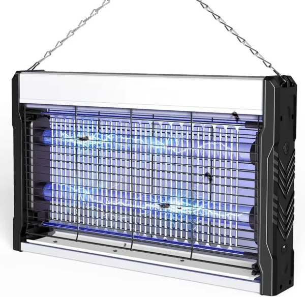 Exterminador de insectos eléctrico de 3200V, exterminador de mosquitos para interiores con bandeja colgante, exterminador de insectos eléctrico USB para exteriores para el hogar