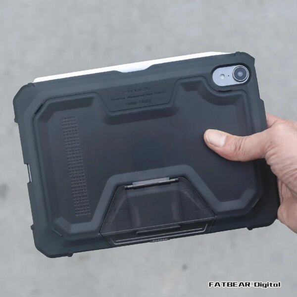 FATBEAR Funda protectora táctica resistente a prueba de golpes de grado militar para Apple iPad mini 6 2021
