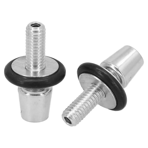 Tornillos de fijación, pinzas de Cable, piezas M6, aleación de aluminio C/V, plata, 2 uds., 3,7g, accesorios, freno de bicicleta para Shimano