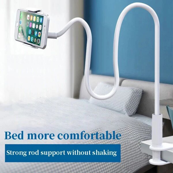 Soporte Flexible de 360 ​​Clip para escritorio, soporte para teléfono, soporte Universal para teléfono móvil, soporte para teléfono móvil de brazo largo para dormitorio, cocina y salón