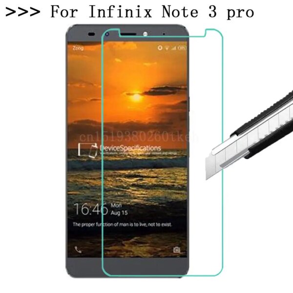 Para Infinix Note 3 pro vidrio templado para Infinix Note 2 Protector de pantalla 9h película protectora de vidrio templado para teléfono