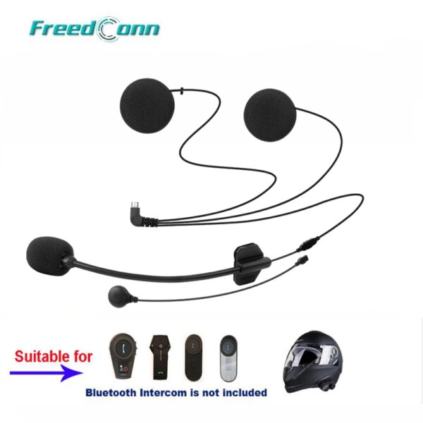 Freedconn-auriculares rígidos para T-COM SC T-COMVB FDC-VB COLO TCOM-02, intercomunicador para casco, accesorios para interfono de motocicleta