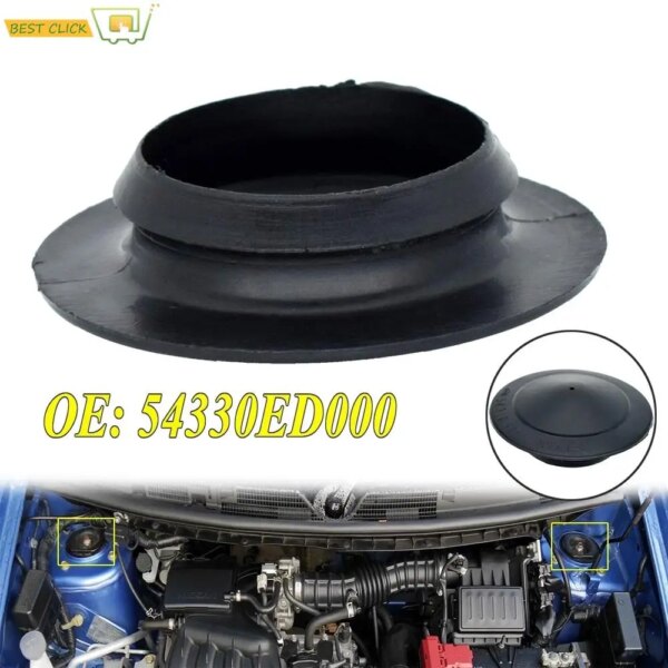 Cubierta de montaje del puntal de suspensión delantera para Nissan Leaf ZE0 Sentra 200 SE B16 Juke F15 Cube Z12 54330ED000 impermeable a prueba de polvo