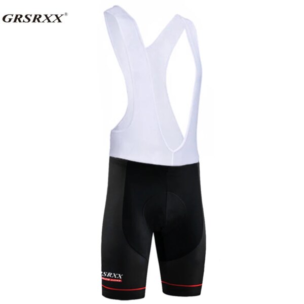 GRSRXX Ciclismo Bib Shorts Hombres Ropa Al Aire Libre Bicicleta Ciclismo Acolchado Montar Bib Medias Ropa De Bicicleta