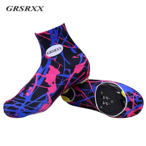 GRSRXX Cubrezapatos de Ciclismo Frescos y Transpirables de Verano para Hombres, Cubrezapatillas de Ciclismo de Carretera de montaña para Deportes al Aire Libre