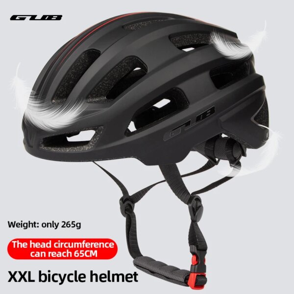 GUB 265g Casco de bicicleta ultraligero para mujer XXL 61-65 Casco de ciclismo para hombres Scooter eléctrico Bicicleta de montaña y carretera 21 ventilaciones 3 colores