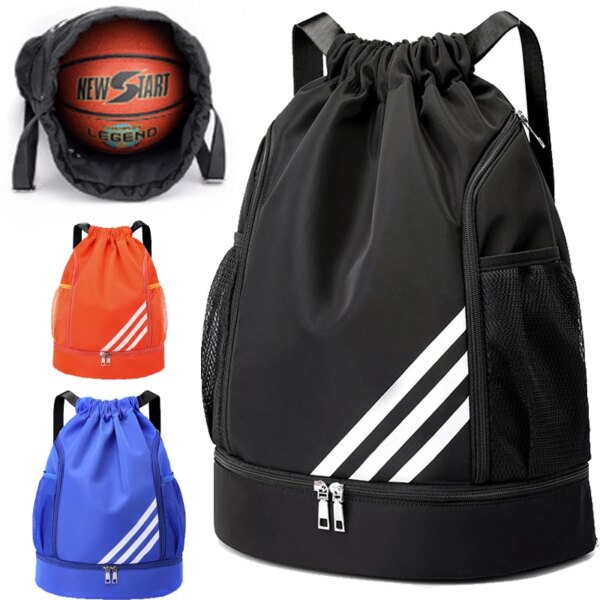 Bolsa deportiva para gimnasio, Bolsas con cordón para mujer, para zapatos, para hombre, grande, para ciclismo, baloncesto, equipaje de fin de semana, mochila de viaje para Yoga para hombre