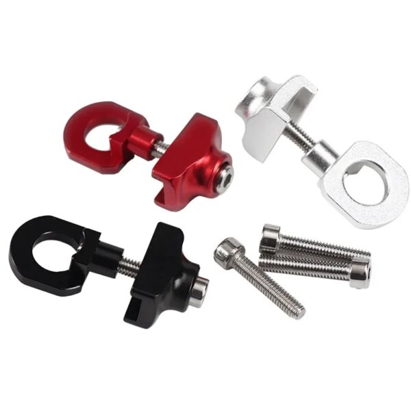 Gran oferta bicicleta nueva Ajustador de cadena sujetador tensor perno de aleación de aluminio para bicicleta BMX tornillo de perno de bicicleta de marcha única