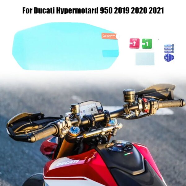 Hypermotard 950 2019 2020 pantalla de grupo película de protección contra rayaduras de panel Protector de pantalla para Ducati hyperstrada streetfighter