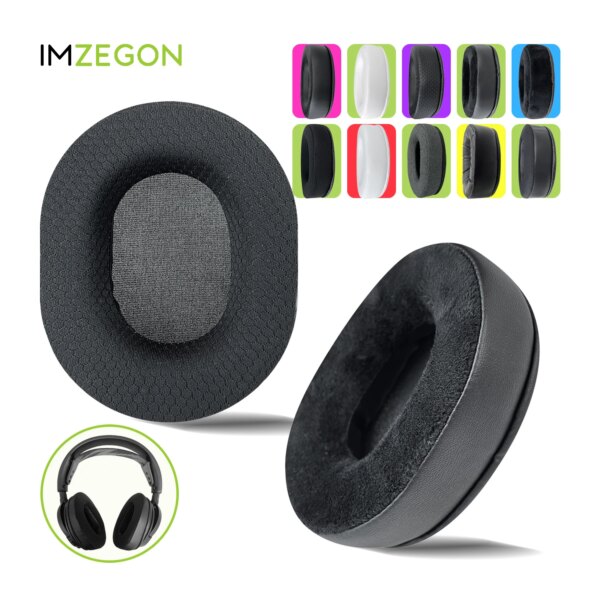 Almohadillas de repuesto IMZEGON para auriculares Steelseries Arctis Nova Pro Wire, Nova 7, Nova 3, Nova 1