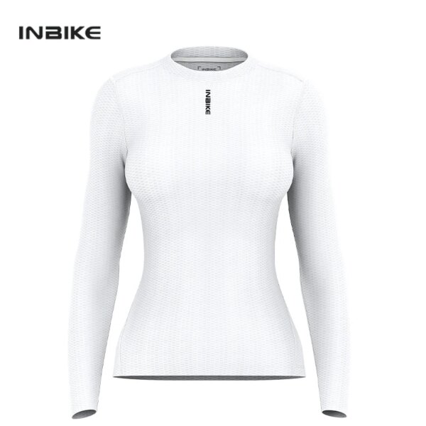 INBIKE, camiseta interior de ciclismo de manga larga con capa Base para bicicleta para mujer, ropa ligera de malla de secado rápido, camisetas para bicicleta de montaña y carretera