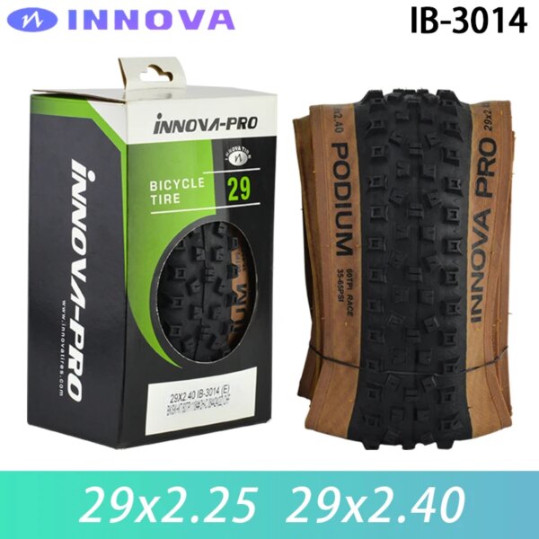 INNOVA IB-3014 29x2,25 29x2,40 bicicleta borde marrón neumático plegable para descenso MTB todoterreno neumáticos de bicicleta de grava piezas de ciclismo