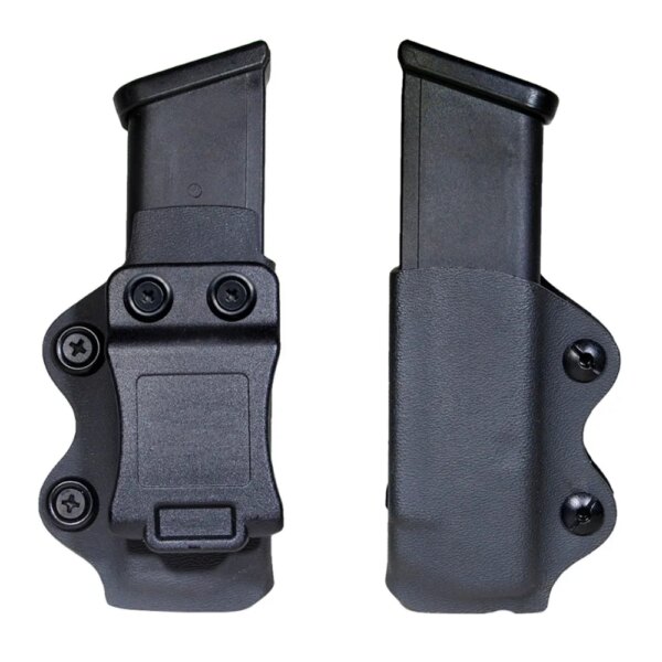 Funda para pistola IWB/OWB, estuche para revista individual, bolsa Mag compatible con Glock 17 19 26/23/27/31/32/33 M9 P226 USP 92F, bolsa para revista individual IWB