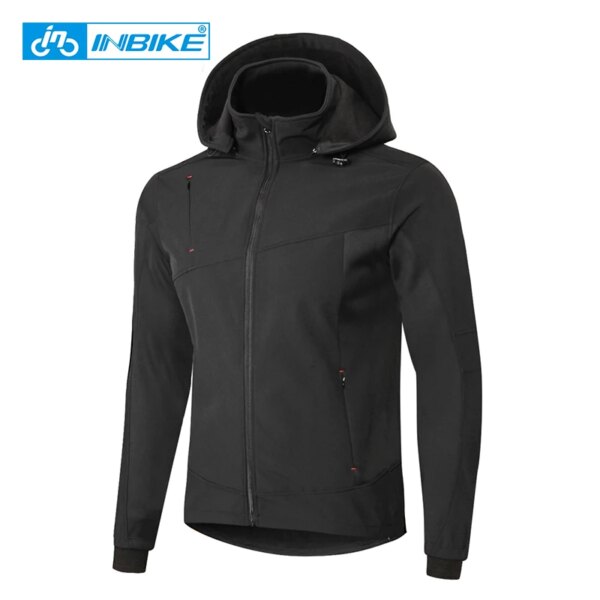 Inbike-Chaqueta de ciclismo para hombre, cortavientos de invierno, chaquetas térmicas cálidas para motocicleta, ropa deportiva a prueba de viento, ropa para bicicleta ICM7103