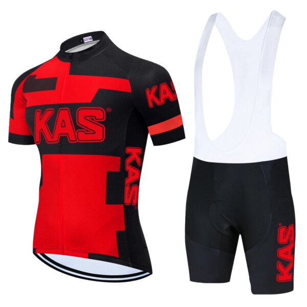 KAS Ciclismo Jersey 2022 equipo deporte bicicleta Jersey Fietskleding Wielrennen Zomer Heren conjunto pantalones cortos de bicicleta Ropa Ciclismo Hombre 20D