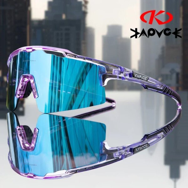 Kapvoe gafas de sol de ciclismo gafas de ciclismo hombre mujer MTB gafas deportivas polarizadas UV400 bicicleta gafas de exterior gafas de bicicleta de carretera