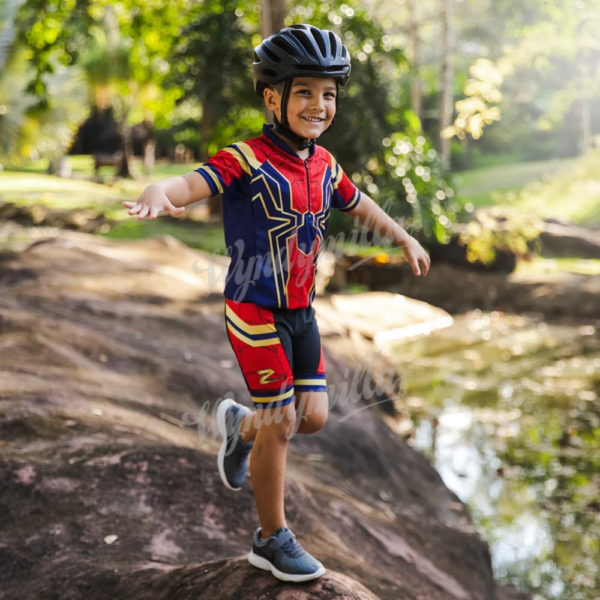 Conjunto de Jersey de Ciclismo para niños, Ropa de Ciclismo de verano para niños, Ropa de Ciclismo MTB, Ropa de bicicleta para niños, traje deportivo, Ropa de Ciclismo para niños