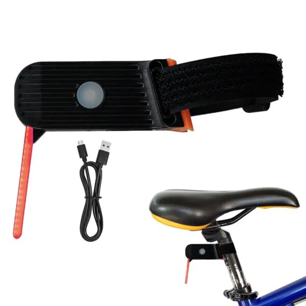 Luz trasera LED para bicicleta, juego de luces delanteras y traseras para bicicleta, faro con carga USB, luz trasera impermeable para MTB