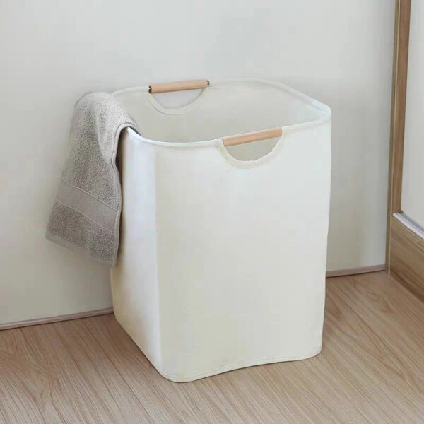 Cesta de almacenamiento de ropa sucia de gran capacidad, cesto de almacenamiento de ropa sucia con asa, cesta plegable para la colada, accesorios de baño