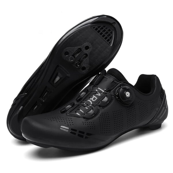 LiXingMing-zapatos de ciclismo para hombre y mujer, zapatillas de deporte con bloqueo automático para competición de carreras, calzado Spd