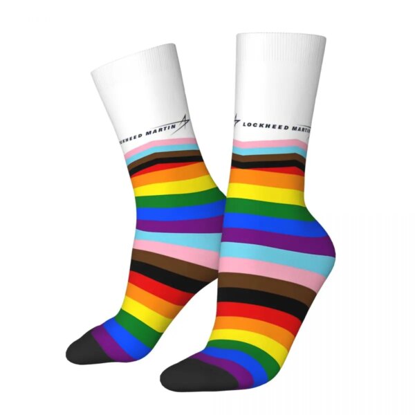 Lockheed Martin Gay Rride Gorro unisex Invierno Ciclismo Calcetines felices estilo callejero Calcetines locos