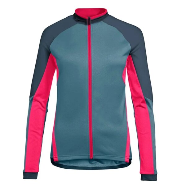 Jersey de ciclismo de manga larga para mujer, chaqueta superior, ropa para bicicleta MTB, camiseta deportiva, paseo en carretera de montaña de Motocross, verano ajustado para mujer