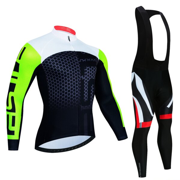 Conjunto de camisetas de Ciclismo de manga larga, Ropa para bicicleta de montaña, Maillot, Ropa para Ciclismo, primavera 2023