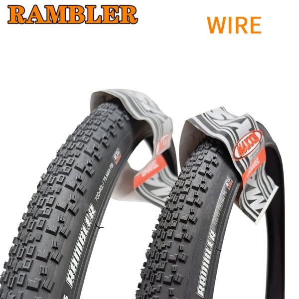 Neumático de acero MAXXIS RAMBLER con numerosas victorias en carreras a sus espaldas y millas incalculables de aventuras en carreteras secundarias 700X40C 700X45C EXO